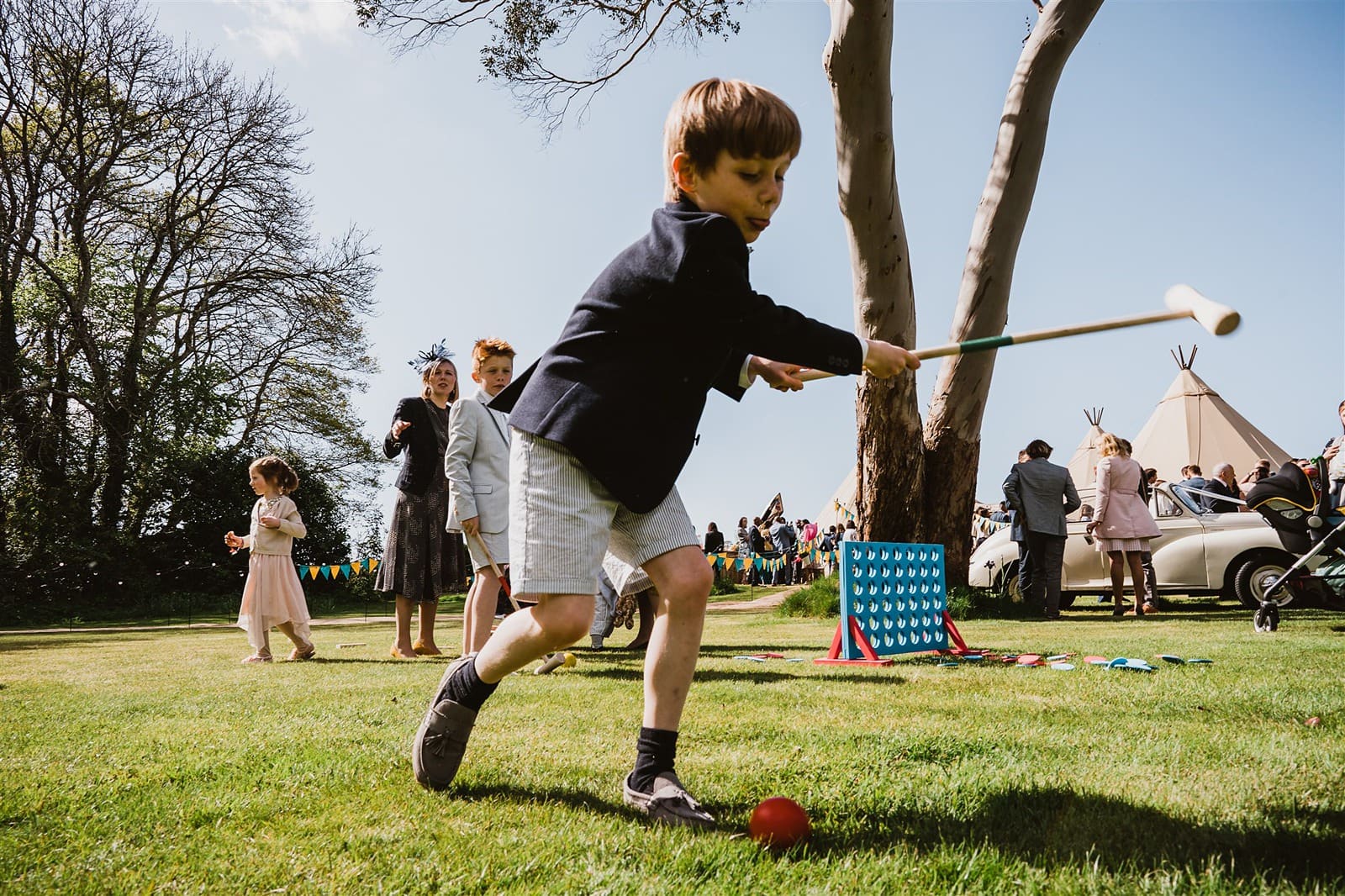 garden wedding cornwall